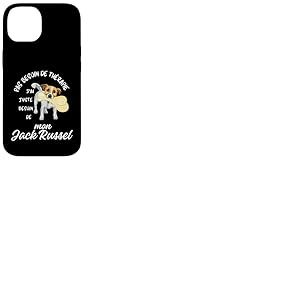 Jack Russel Cadeau Humour Chien Jack Russel Femme Homme Coque pour iPhone 14