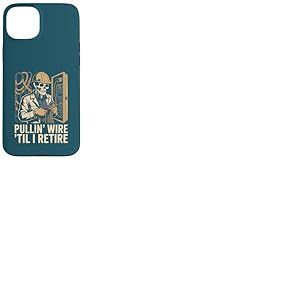 Casque de s&eacute;curit&eacute; Squelette pour &eacute;lectricien Til I Retire Coque pour iPhone 15 Plus