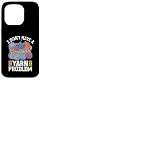 Panier à fil coloré avec aiguilles à tricoter Coque pour iPhone 15 Pro