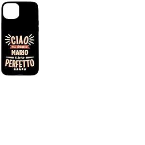 Mario Idea Regalo Personalizzata Nome Divertente Coque pour iPhone 15 Plus