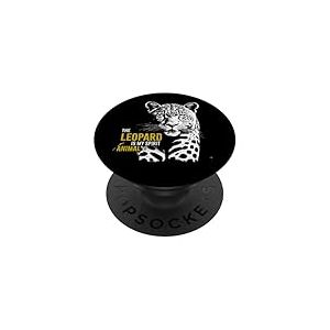 Le léopard est mon animal spirituel PopSockets PopGrip Adhésif