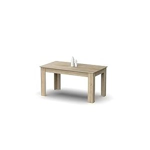 Muebles Pitarch | Table à Manger, Table de Salon ou Cuisine, pour 6 personnes, Rectangulaire, 140x80cm (largeur x profondeur), Chêne Cambrian, Moderne, Élégante, Résistante