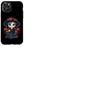 Robe La Catrina Costume &eacute;l&eacute;gant du Jour des Morts La Catrina Coque pour iPhone 11 Pro