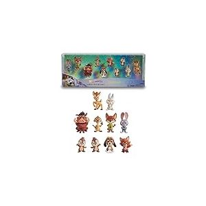 Disney 100 - Pack Furry Friendship, Jouet &agrave; Collectionner avec Personnages de Disney, Comprend 8 Figurines diff&eacute;rentes, Licence 100% Officielle du Produit, 12 &agrave; Collectionner, 3 Ans, Famosa (DED16400