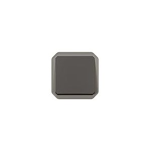 Legrand - Poussoir simple étanche Plexo 10A à équiper d'un boitier ou d'une plaque support finition anthracite