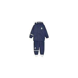 CELAVI - Manteau Imperméable - Col Ras Du Cou - Manches Longues Garçon, Bleu (Dark Navy), 100 cm