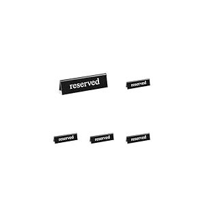 HENDI 663462 Chevalet de table réservé (Lot de 5)