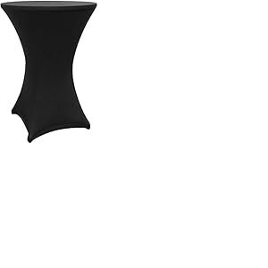 Lumaland 5X Housse de Table Haute qualit&eacute; 80-85 cm, Certificat &Ouml;KO-TEX&reg; | Housse de Table Stretch &agrave; s&eacute;chage Rapide, Housse avec Renfort au Niveau des Pieds | Lavable, Facile d'entretien & Durable