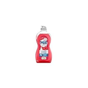 Mir Vaisselle - Vinaigre & Framboise - Dégraissage Expert - Efficace à Froid - Vinaigre Blanc - Sans Conservateurs - Sans Allergènes Parfum - Marque Préférée des Français - Bouteille de 450 ml