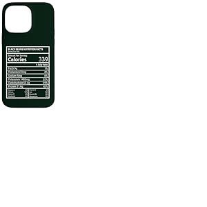 Tableau de Conception Humour Riche en prot&eacute;ines sur Les Haricots Noirs Coque pour iPhone 14 Pro Max