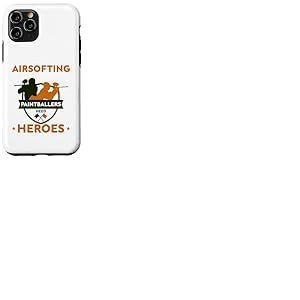 Airsoft Airsoft Paintball Joueur H&eacute;ros Arme Cadeau Coque pour iPhone 11 Pro