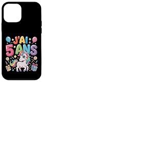 Enfant Licorne Enfant 5ans Anniversaire Garcon Fille Licorne Coque pour iPhone 12 mini