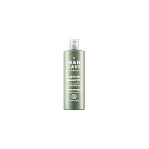 ManCave Caffeine Shampoo, 500ml, Shampoing Sans Sulfate Avec Parfum de Whisky Pour Pousse Cheveux, Pour Tous Types de Cheveux, Enrichi en Beurre de Karité et Panthénol