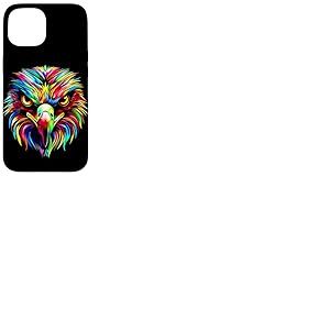 Aigle Pop Art Couleurs Vives Aigle Royal Fauconnier Chasseur Coque pour iPhone 15