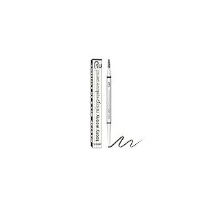 RUDE - Crayon à sourcils microfins | Définition précise | Teinte Taupe naturelle | Résistant à l'eau et à la transpiration | Avec brosse intégrée, Taupe, 1 g (Pack de 1)
