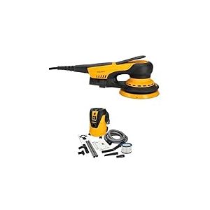 Mirka DEROS II 550 Ponceuse excentrique avec aspiration pour papier abrasif &Oslash; 125mm / course 2,5mm Ponceuse excentrique et Aspirateur industriel eau et poussi&egrave;re 25 litres