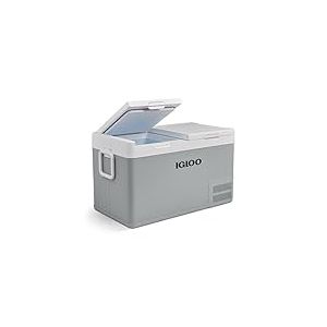 IGLOO ICF 80DZ Glacière à compresseur Dual Zone, 78 litres, 12/24 V et 230 V, mini-réfrigérateur -18 °C à 20 °C pour voiture, camion, bateau, camping-car et prise de courant.