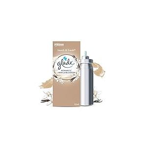 Glade Touch et Fresh Recharge - Fraicheur Instantanée - Elimine Les Odeurs - Infusé Aux Huiles Essentielles - Romantic Vanilla Blossom - 1 Recharge