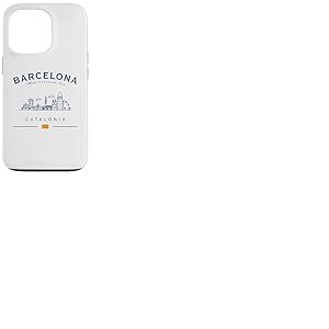 Drapeau de Barcelone Catalogne Sagrada Família Souvenir Coque pour iPhone 13 Pro