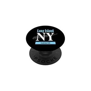 Long Island New York Vintage NY Classic LI New York Design PopSockets PopGrip Adh&eacute;sif