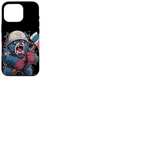 Costume d'ours Hache en colère pour Les Amateurs de Combat Coque pour iPhone 16 Pro