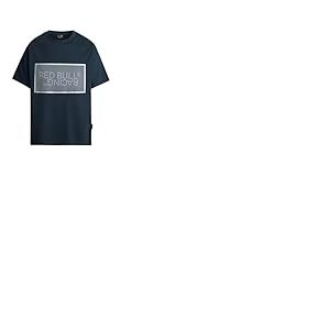 Red Bull Racing X Pepe Jeans RBR Mesh Film Logo Tee T-Shirt, Blue (Dulwich Blue), M Homme
