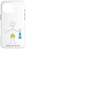 Violon pour Homme drôle, Cadeaux de Musicien Coque pour iPhone 16 Pro Max
