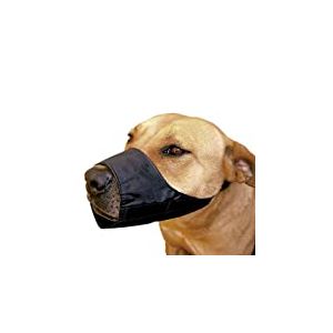 ICA DB932 Muselière en Nylon réglable pour Les Races West Highland, Fox Terrier, Cockers, Noir