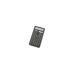 Genie 82 SC Calculatrice scientifique affichage 10 chiffres 2 lignes avec couvercle de protection Noir