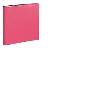 Quo Vadis - Agenda - 2026 - Ex&eacute;cutif Prestige - Semainier Planning - Multilingue - Soho - Rose - 13 mois de d&eacute;cembre &agrave; d&eacute;cembre - 16x16 cm - Papier Clairefontaine ivoire - Fabrication fran&ccedil;aise