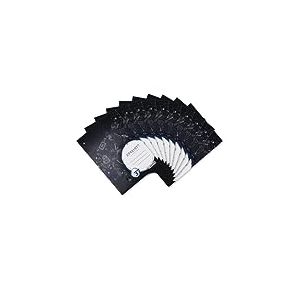 Landre 100050045 Lot de 10 cahiers de 16 pages perforées Format A4 Bordure à gauche et à droite Linéature 37 Papier fin sans bois 80 g/m² 3 motifs