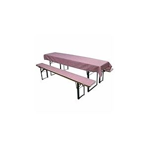 Siena Garden Lot de 3 Coussins pour Ensemble de chapiteau Rouge/Blanc Housse en 35% coton/65% Polyester Motif 002 Rouge/Blanc