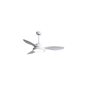 Brightium Ventilateur DC 48 W 4080 lm blanc 3 pales 39/54 x 120 x 120 cm 3000-4000-6000 K avec t&eacute;l&eacute;commande, m&eacute;moire et minuterie pour climatisation et confort.