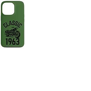 Classique 1963 avec moto Coque pour iPhone 13 Pro