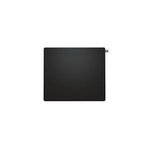 CHERRY XTRFY GP5, Tapis de Souris de Gaming en Tissu M (320 x 270 x 3 mm), Surface Lisse Rapide et Pr&eacute;cise, Bords Cousus, Antid&eacute;rapant, Lavable en Machine, Noir