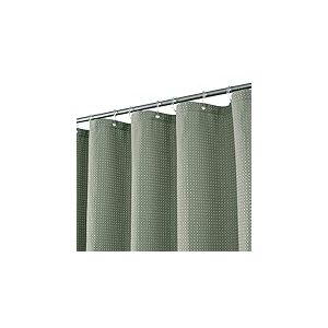 Stall Shower Curtain Fabric 36 x 72 inch, Waffle Weave, Spa, Hotel Luxury Spa, 230gsm Heavy Duty, Water Repellent, Sage Green Pique Pattern Decorative Bathroom Curtain, 36x72