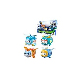 Super Wings Super Pet 4 Pack Shine, Golden Boy, Jerome, Tino, Jouet pour gar&ccedil;on et Fille &agrave; partir de 3 Ans, Multicolore, 2"