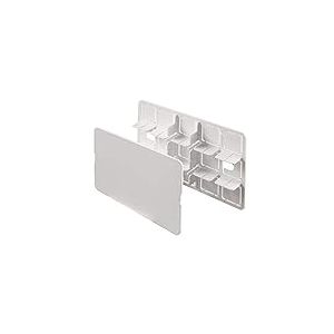Poly Pool PP0289.1 Coperchio Scatola Rettangolare Portaplacca IP40 Parete da Utilizzare per cod. PP0288, Bianco Couvercle pour bo&icirc;te rectangulaire Porte-Plaque Murale &agrave; Utiliser pour Code, Blanc