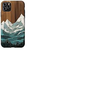 Coque pour iPhone 11 Pro Max Montagnes en plein air, nature, randonnée, forêt, paysage, thème bois