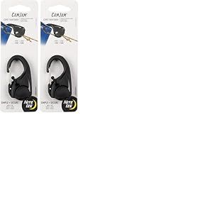 Nite Ize CamJam, Unisexe, pour Adulte, Noir, Taille Unique (Lot de 2)