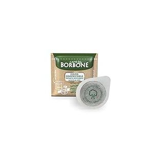 Caffè Borbone Dosette Compostable, Emballage Recyclable, Mélange de Café Décaféiné Dek - 100 Dosettes de Café - Système ESE