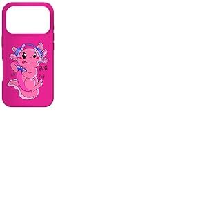 Jeu vid&eacute;o Axolotl Kids Girls Gamer Cute Anime Kawaii Coque pour iPhone 17 Pro