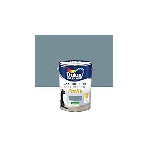 Ma Couleur Sur-mesure par Dulux Valentine – Peinture Intérieure Murs, Plafonds, Boiseries - Facile à appliquer - Satin Bleu Gris 5 L