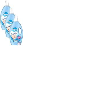 SOUPLINE - Adoucissant Dilué Soupline 3D Grand Air - Formule Active à Froid - 92% d'Ingrédients d'Origine Naturelle - Bouteille de 2,85 L (Lot de 3)