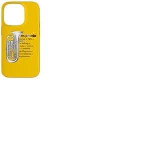 Fier Joueur de Euphonium Humour Dr&ocirc;le pour Fiert&eacute; Brass Band Coque pour iPhone 14 Pro