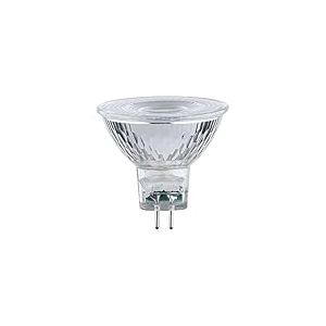 Paulmann 28979 Standard 12 V réflecteur LED GU5,3 12 V 6,5W 530lm 50mm Argent Verre 2700K - Ampoule Blanc chaud