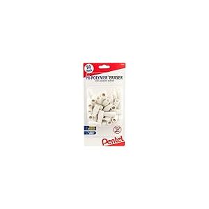 Pentel® Hi-Polymer® Lot de 50 capuchons gommes Blanc