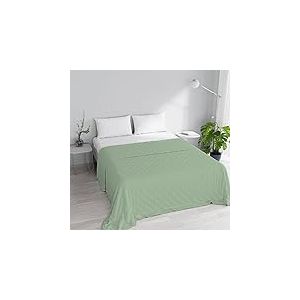 Italian Bed Linen MB Home Basic Couvre-lit Chic Vert 250 x 250 cm