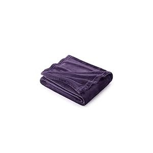 Bedsure Couverture Polaire pelucheuse, Douce, légère et Confortable pour canapé, lit, pour Les Tout-Petits, 300 g/m², 127 x 152 cm, Violet