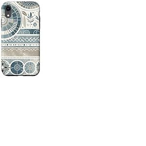Ambiance tranquille à motifs terreux, mandala bohème Coque pour iPhone XR